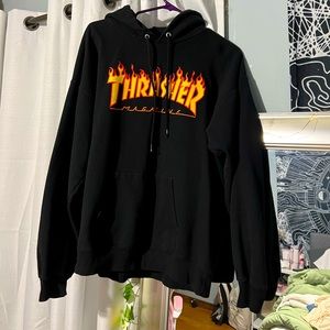 THRASHER FLAME LOGO HOODIE